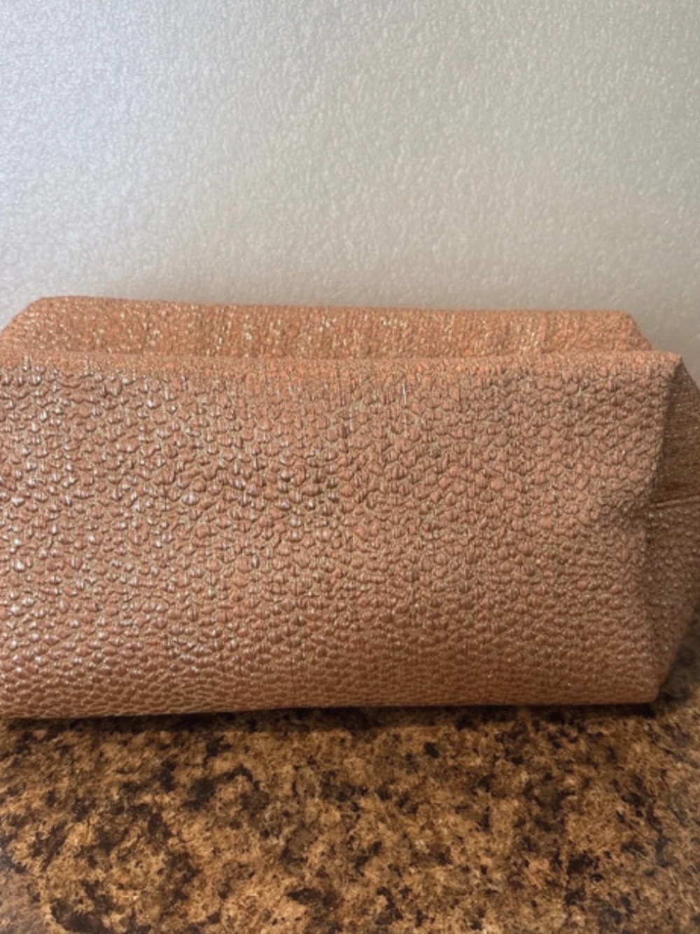 Rose Gold Makeup Bag